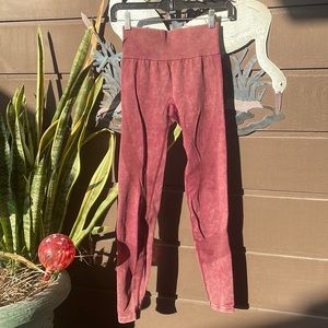 PINK VS Rust Seamless Leggings